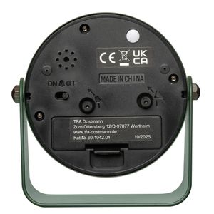 Produktbild für Wecker TFA 60.1042.04 DESIGN grün, analog