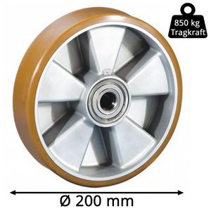 Produktbild für Hubwagen-Rolle Dörner+Helmer bis 850 kg, Polyurethan