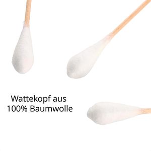Produktbild für Wattestäbchen MaiMed 71030, Holz, 15cm