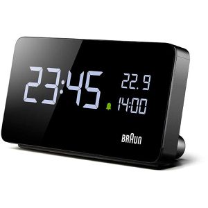 Produktbild für Wecker Braun BC20B schwarz, digital