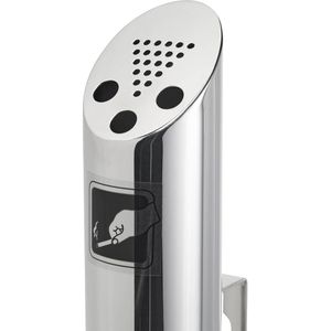 Produktbild für Aschenbecher Böttcher-AG Melbourne, silber, für Outdoor