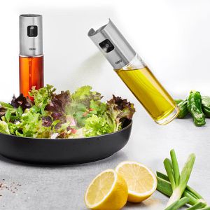 Produktbild für Ölsprüher Gefu NEVA, silber, aus Glas und Edelstahl