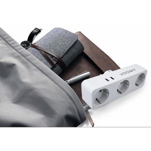 Produktbild für Steckdosenadapter Voomy Split X3, weiß