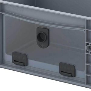 Produktbild für Eurobox AUER EG SKL 32/17 HG, grau, mit Acrylglas-Sichtklappe
