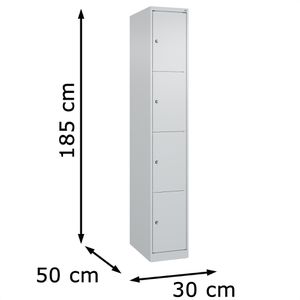 Produktbild für Schließfachschrank CP-Möbel Classic Plus lichtgrau
