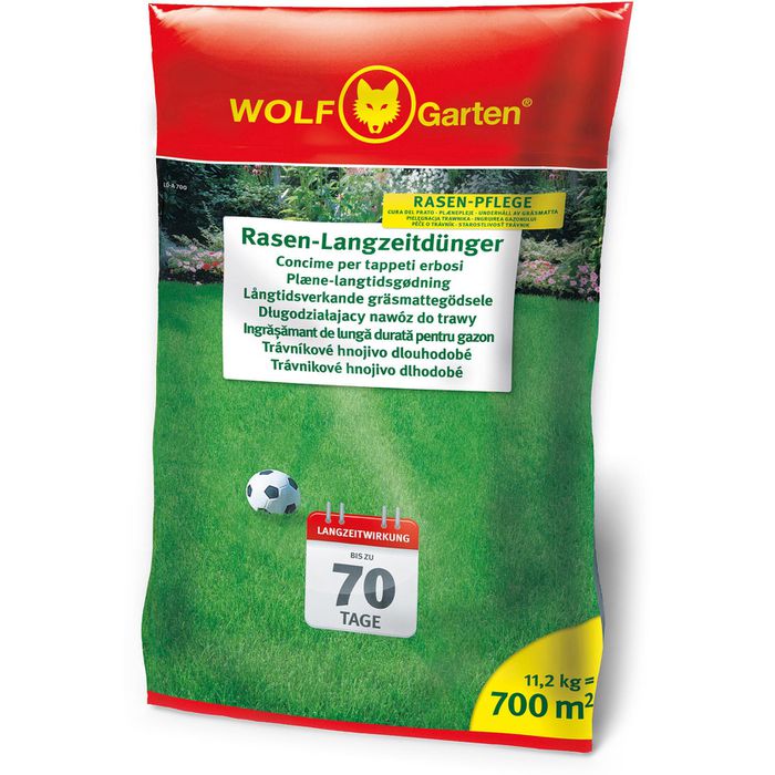 Wolf-Garten Dnger LD 700 A Rasen-Langzeitdnger, Langzeitwirkung bis 70  Tage, 11,2 kg fr 700 m  Bttcher AG