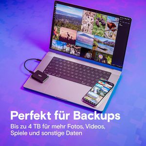 Produktbild für Festplatte Crucial X9 Portable SSD, CT2000X9SSD9