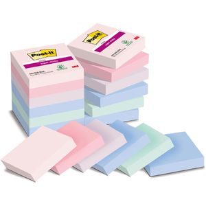Produktbild für Haftnotizen Post-it Super Sticky Soulful, pastell
