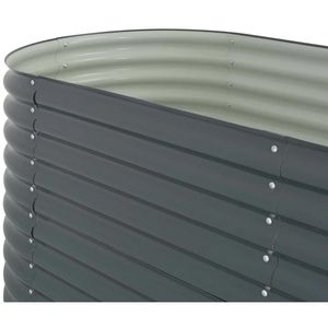 Produktbild für Hochbeet vidaXL 45523, aus verzinktem Stahl