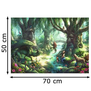 Produktbild für Puzzle Ravensburger 12955, Der magische Wald