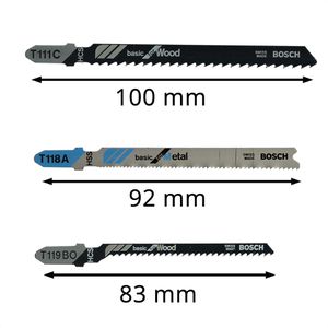 Produktbild für Stichsägeblätter Bosch Basic for Wood and Metal