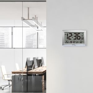 Produktbild für Wanduhr Technoline WS 8009, Kunststoff, digital, Funkuhr