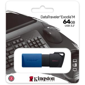 Produktbild für USB-Stick Kingston DataTraveler Exodia M, 64 GB
