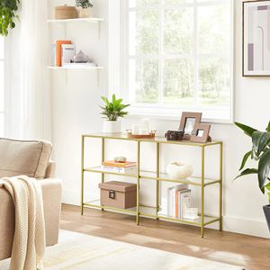 Produktbild für Konsolentisch Vasagle LGT024A01, gold