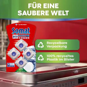 Produktbild für Spülmaschinenreiniger Somat Duo 5 in 1 Maschinenreiniger, Tabs