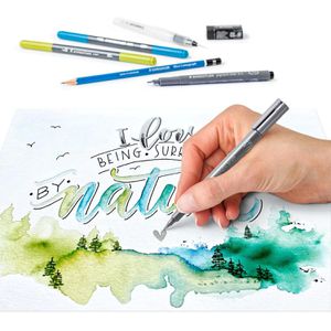 Produktbild für Malset Staedtler Handlettering &amp; Aquarell Set