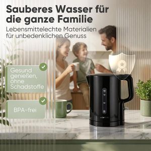 Produktbild für Wasserkocher Clatronic WK 3835, schwarz