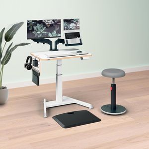 Produktbild für Tischtrennwand Leitz Ergo Pegboard 65480000, weiß