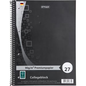 Produktbild für Collegeblock Stylex 43877, A4