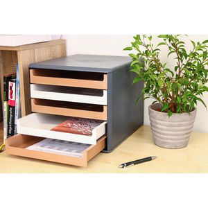 Produktbild für Schubladenbox Böttcher-AG A4, Recycling-Kunststoff