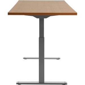 Produktbild für Schreibtisch Topstar E-Table, buche / silber