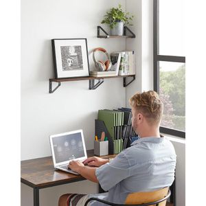 Produktbild für Wandregal Vasagle LWS33BX, vintage braun