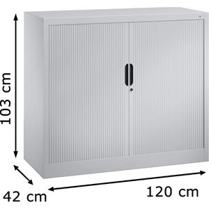 Produktbild für Rollladenschrank CP-Möbel Omnispace, aus Metall