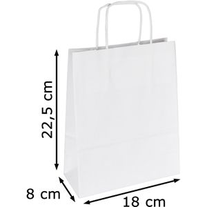 Produktbild für Papiertüten Böttcher-AG weiß