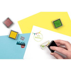 Produktbild für Stempelkissen Folia Basic, für Kreativprojekte, bunt