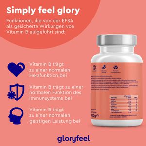 Produktbild für Vitamin-B gloryfeel Komplex, 200 Tabletten