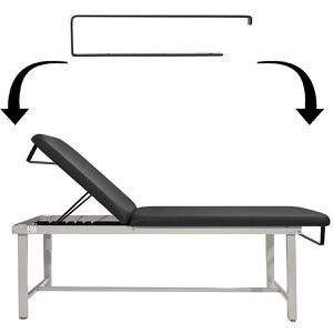 Produktbild für Behandlungsliege Teqler T146553, aus Metall, anthrazit
