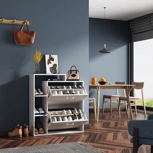 Produktbild für Schuhschrank Vicco Tobias, weiß