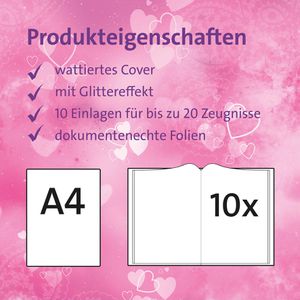 Produktbild für Zeugnismappe Roth 89325, mit Design und Effekt, A4