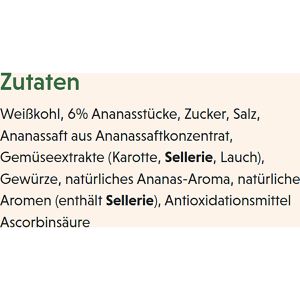 Produktbild für Gemüsekonserve Hengstenberg Mildessa 2 Minuten Sauerkraut