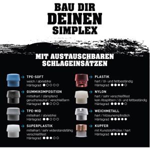 Produktbild für Vorschlaghammer HALDER SIMPLEX, 3002.081, Ø 80mm