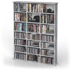 Produktbild für CD-Regal Vicco Jukebox, beton grau