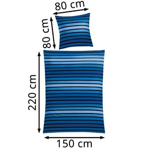 Produktbild für Bettwäsche Kleine-Wolke Neapel, Königsblau, Satin