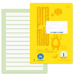 Produktbild für Schulheft Staufen Premio, 040781001, für 1. Klasse, A5