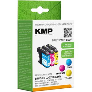 Produktbild für Tinte KMP B63V für Brother LC-225XL Value Pack
