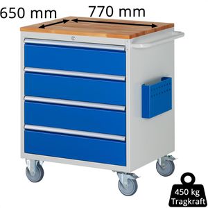 Produktbild für Werkstattwagen Rau Serie 7000, Tragkraft 450 kg