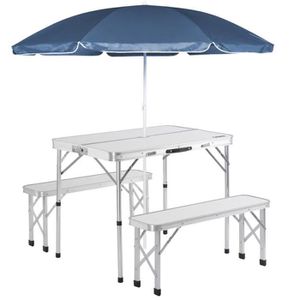 Produktbild für Klapptisch CASARIA 108135, aus Aluminium, weiß