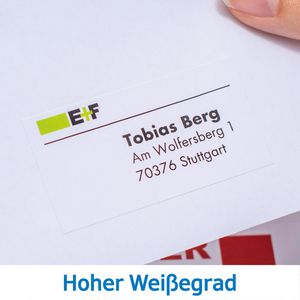 Produktbild für Adressetiketten Herma 4504 Premium, weiß
