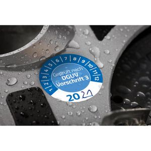 Produktbild für Prüfplaketten Zweckform 7909 Geprüft nach DGUV Vo3