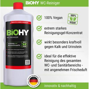 Produktbild für WC-Reiniger BiOHY 100% vegan und nachhaltig, Gel