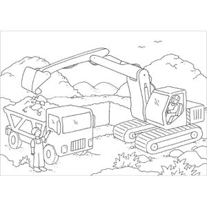 Produktbild für Malbuch Tessloff Mein schönstes Malbuch, Baustelle