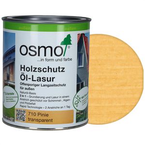Osmo Holzlasur Holzschutz Öl-Lasur, 0,75l, außen, 710 pinie