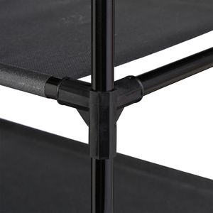 Produktbild für Schuhregal Relaxdays 1003157146, aus Metall