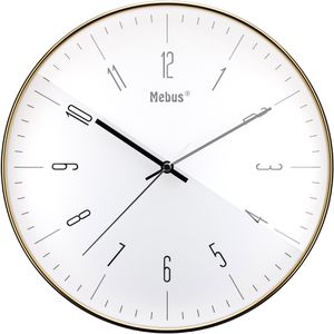 Produktbild für Wanduhr Mebus 18951, Kunststoff, analog, Quarzuhr