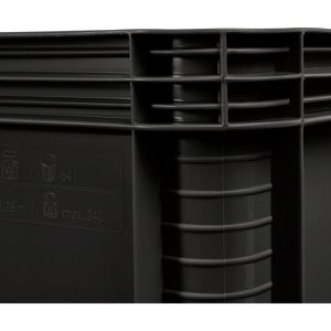 Produktbild für Eurobox Keeeper Robert, graphite, 64 Liter, lebensmittelecht