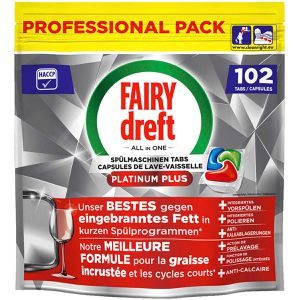 Produktbild für Spülmaschinentabs Fairy Professional Platinum Plus, All-in-One